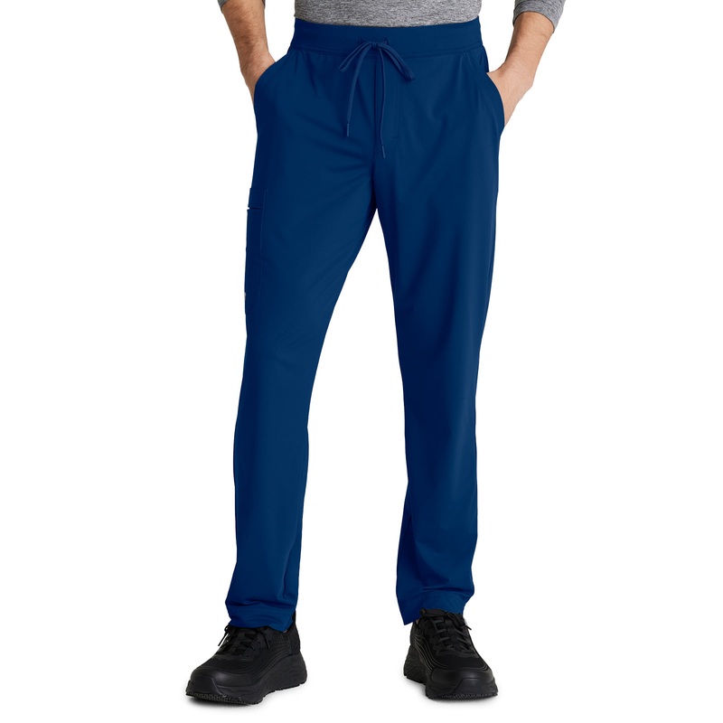 Men's 4 Pocket Slim Straight Rebound Pant - SKP659 - Navy