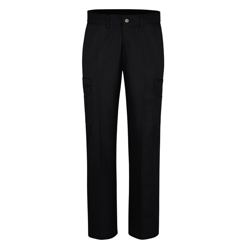 Women's Cotton Cargo Pant - FP39 - Black
