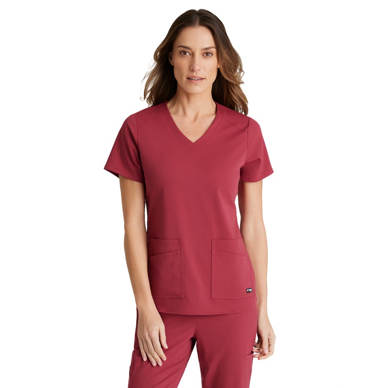 Women's Emma Top - GRST011 - Maple Red
