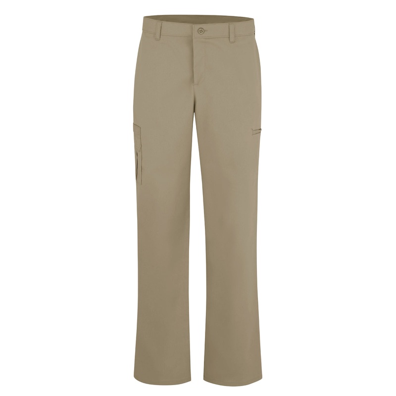 Women's Premium Relaxed Fit Twill Cargo Pant - FP23 - Khaki
