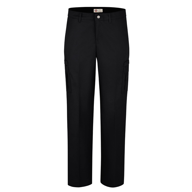 Women's Premium Relaxed Straight Cargo Pant - FW72 - Black