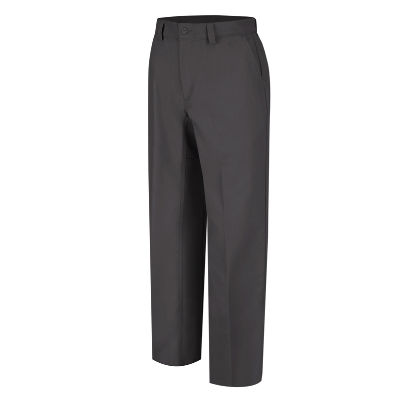 Men's Canvas Plain Front Work Pant - WP70 - Charcoal