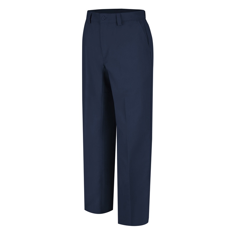 Men's Canvas Plain Front Work Pant - WP70 - Navy