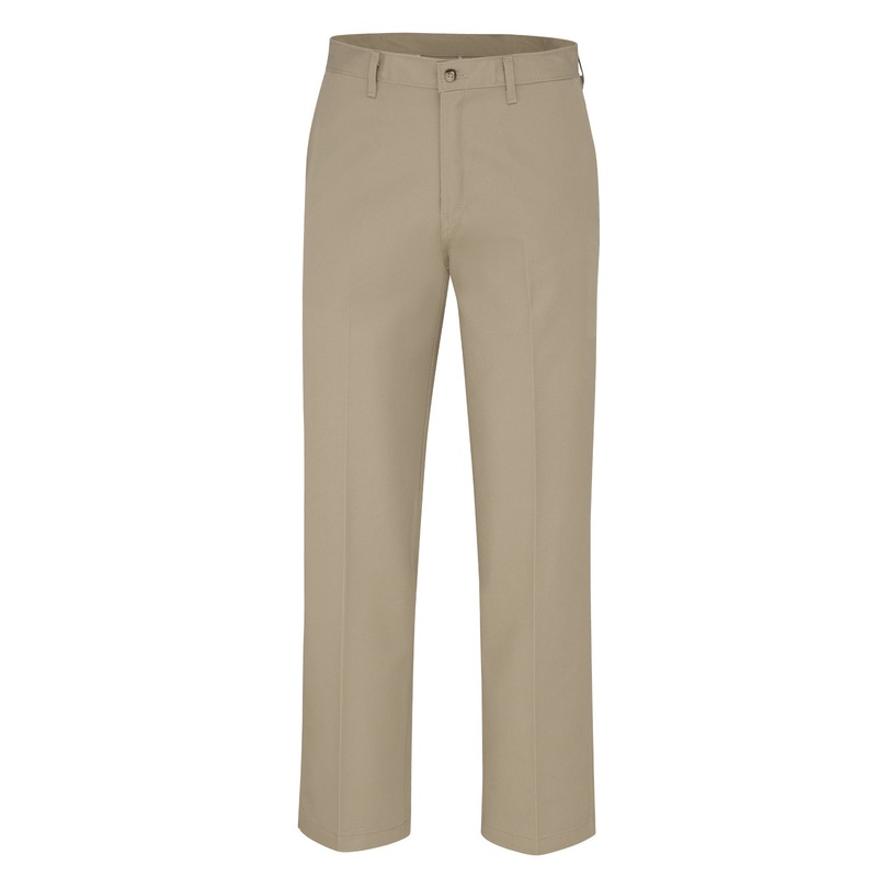 Men's Cotton Flat Front Casual Pant - WP31 - Khaki