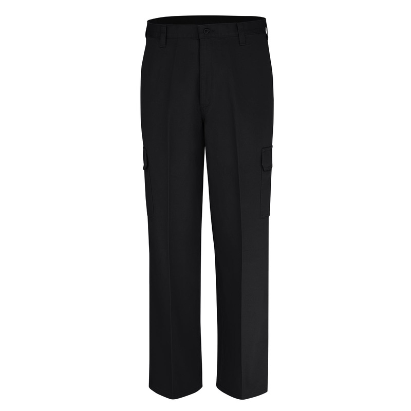 Men's Loose Fit Twill Cargo Pant - 2321 - Rinsed Black
