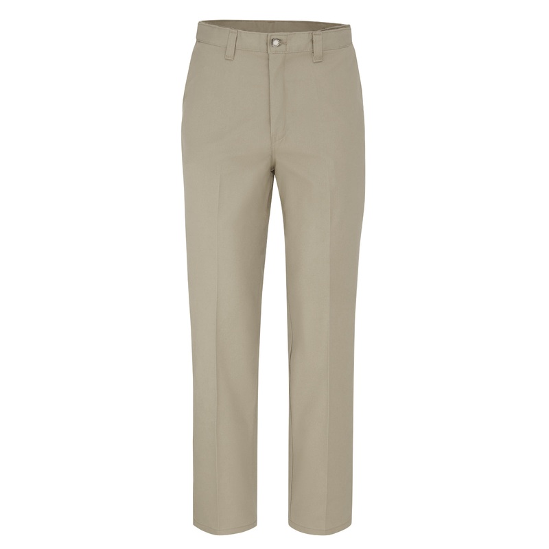 Men's Premium Industrial Flat Front Comfort Waist Pant - LP70 - Desert Sand