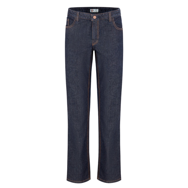 Women's Industrial Denim 5-Pocket Relaxed Fit Jean - FD23 - Indigo Blue