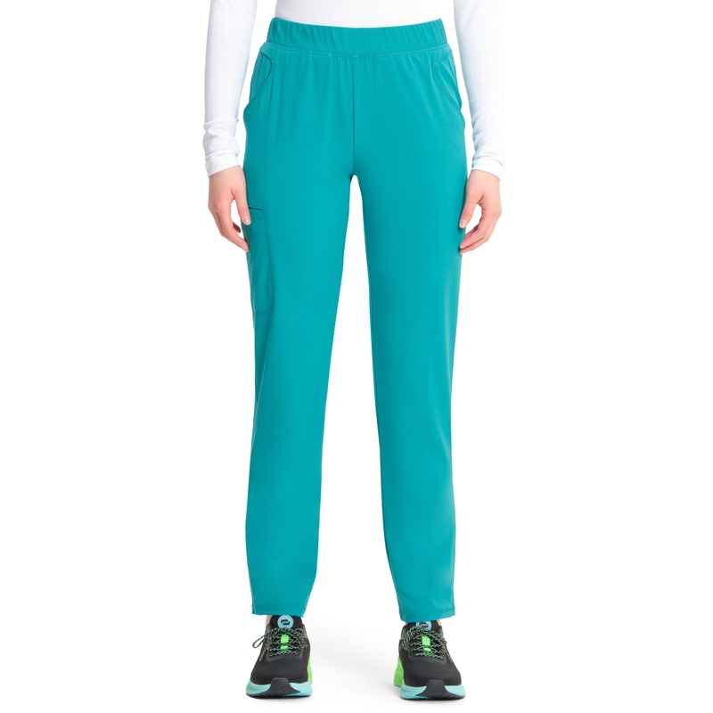 Women's Tapered Leg Cargo Pant - IN120A - Teal Blue