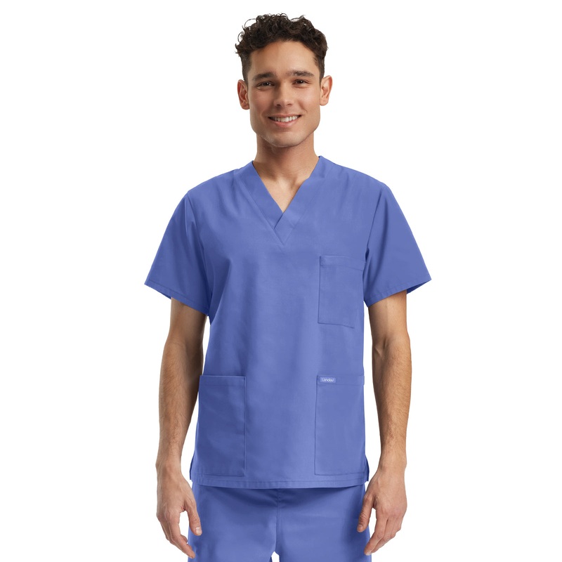 Unisex V-Neck Top - LT121 - Ceil Blue