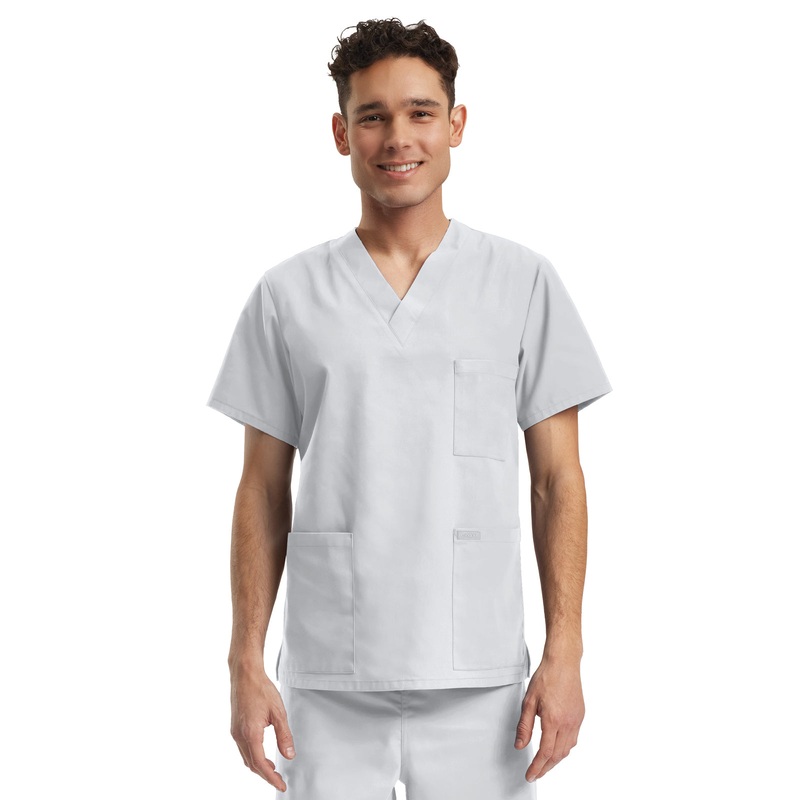 Unisex V-Neck Top - LT121 - White