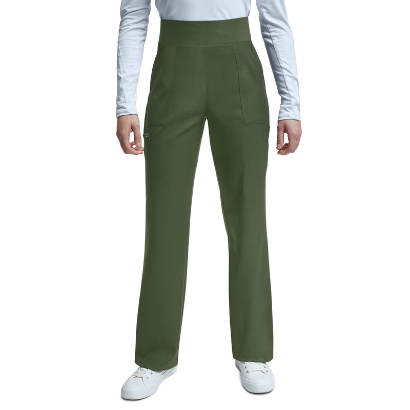 Women's Wide-Leg 6-Pocket Pant - WB421 - Olive