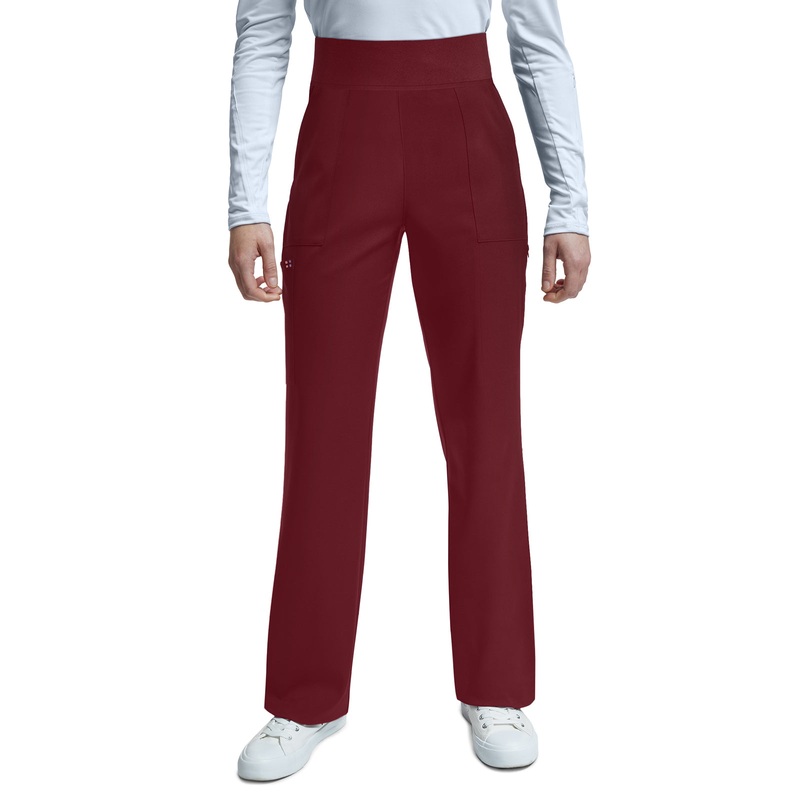 Women's Wide-Leg 6-Pocket Pant - WB421 - Wine