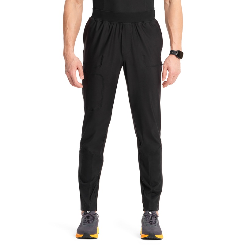 Men's 4-Pocket Natural Rise Jogger Pant - IN022A - Black