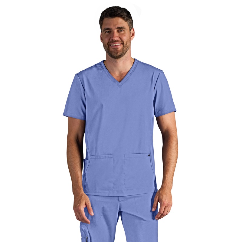 Men's Vincent V-Neck Top - 606A - Dciel