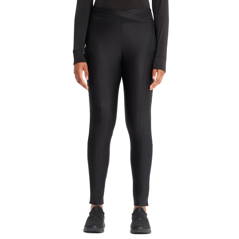Women's 3-Pocket Natural Rise Legging - IN106A - Black