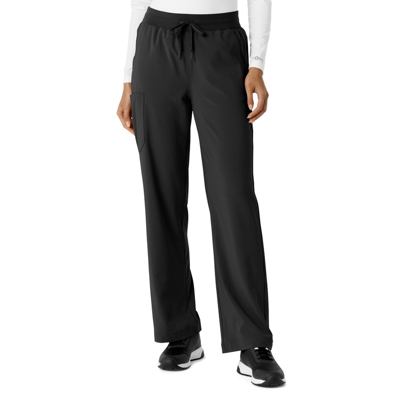 Women's Six-Pocket Boot Cut Pant - C53310 - Black