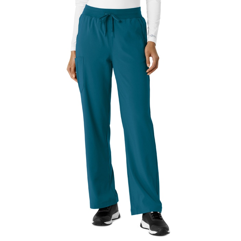 Women's Six-Pocket Boot Cut Pant - C53310 - Caribbean Blue