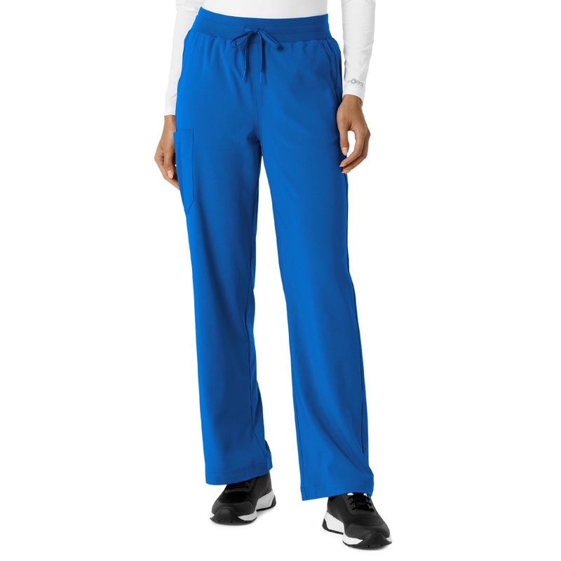 Women's Six-Pocket Boot Cut Pant - C53310 - Royal Blue