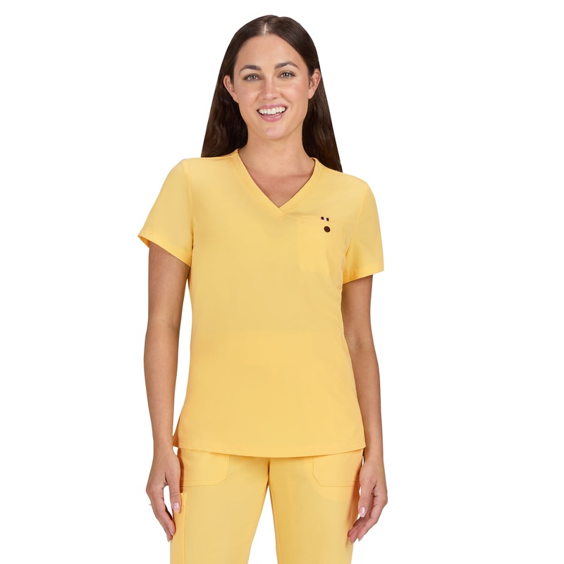 Women's 1-Pocket Tuck-In Ready to Work Top - 1010 - Butter Yellow