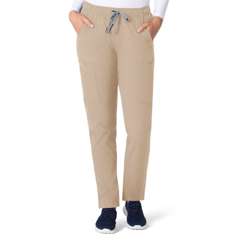 Women's Nine-Pocket Modern Fit Straight Leg Pant - C51213 - Khaki