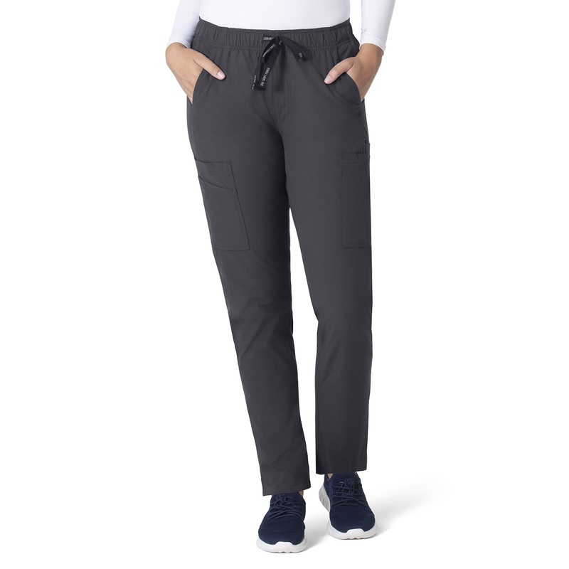 Women's Nine-Pocket Modern Fit Straight Leg Pant - C51213 - Pewter