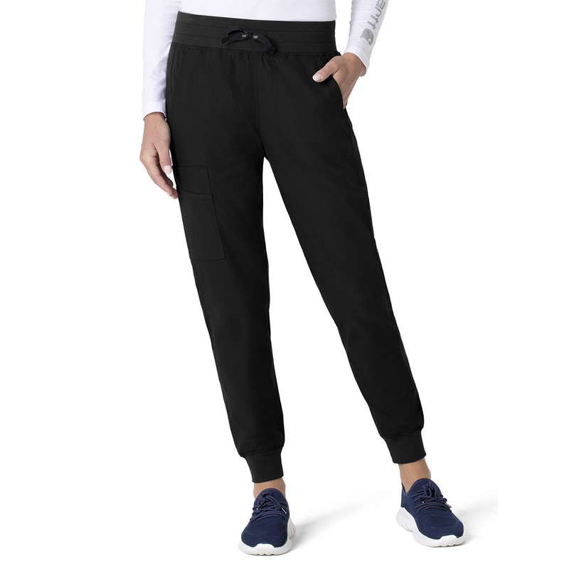 Women's Seven-Pocket Modern Fit Jogger Pant - C51113 - Black