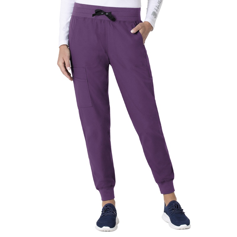 Women's Seven-Pocket Modern Fit Jogger Pant - C51113 - Eggplant