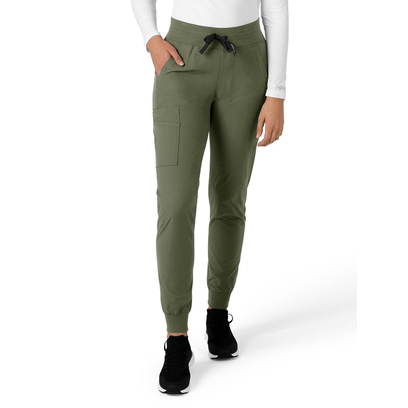 Women's Seven-Pocket Modern Fit Jogger Pant - C51113 - Olive