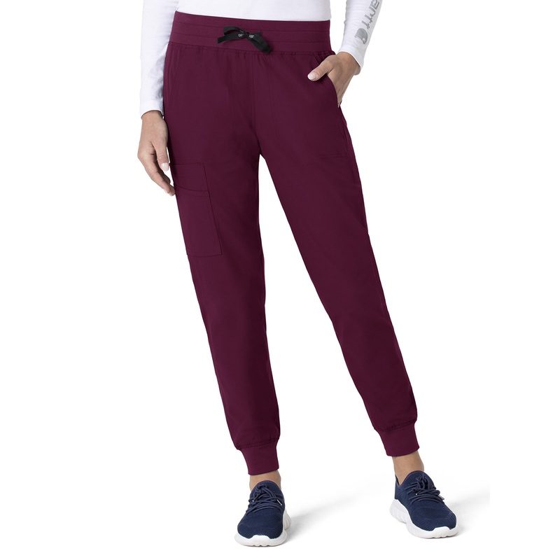 Women's Seven-Pocket Modern Fit Jogger Pant - C51113 - Wine