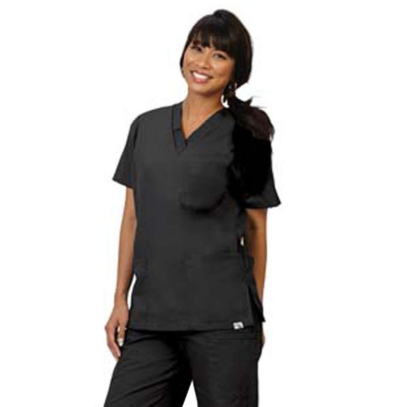 Unisex V-Neck Top - 6520 - Black