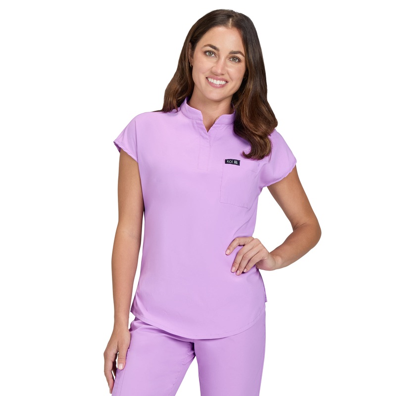 Women's 1-Pocket Stretch Tuck-In Ari Top - 1093 - Bloom Lavender