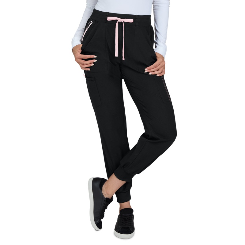 Women's Silky and Durable 7-Pocket Jogger-Style Pant - 781 - Black