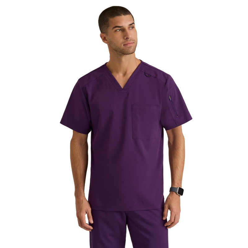 Men's Murphy Top - GRST079 - Eggplant