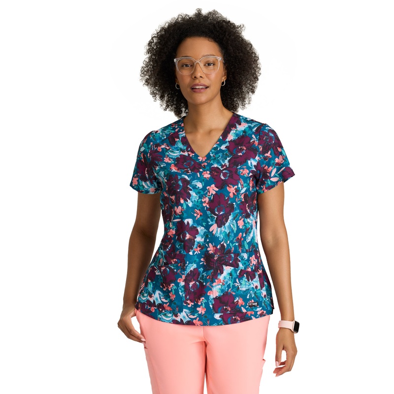 Women's Print Top - GRST154 - Spring Meadow