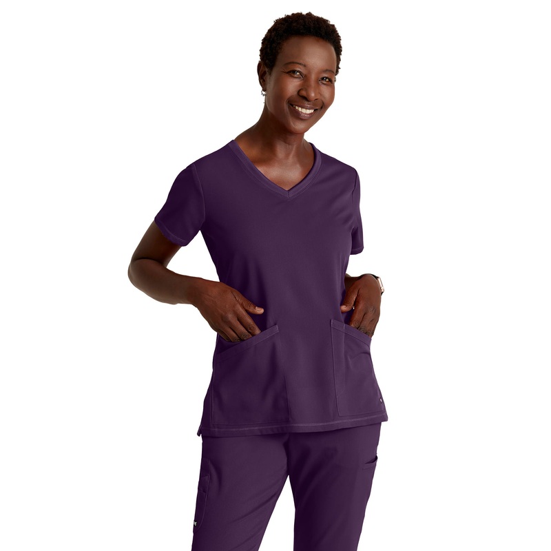 Women's Serena Top - GRST045 - Eggplant