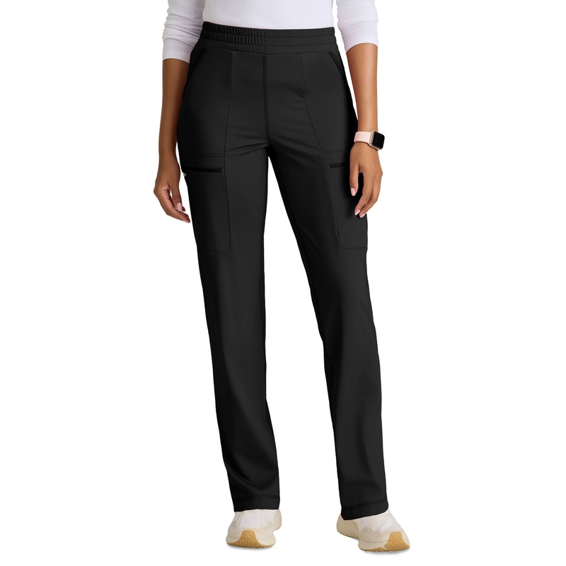Women's Six Pocket Drawcord Momentum Pant - GRSP685 - Black