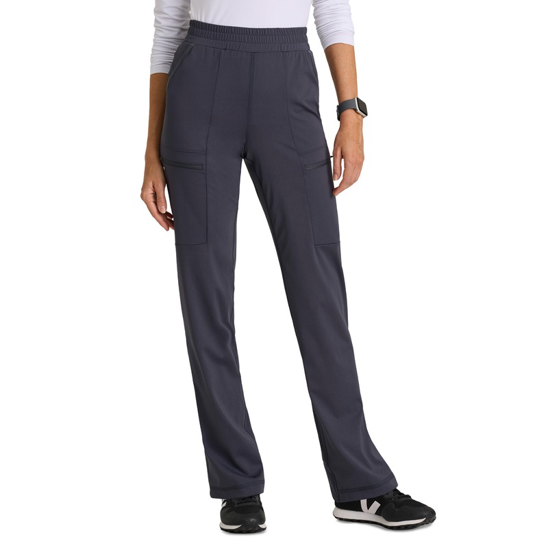Women's Six Pocket Drawcord Momentum Pant - GRSP685 - Steel