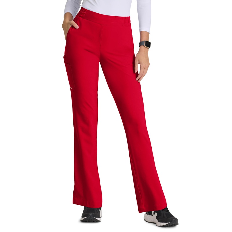 Women's Six-Pocket Tapered Leg Cosmo Pant - GSSP627 - True Red