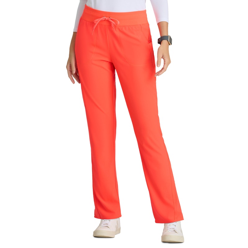 Women's Yoga-Style Uplift Pant - BOP597 - Neon Flame