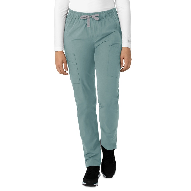 Women's Nine-Pocket Modern Fit Straight Leg Pant - C51213 - Summer Blue