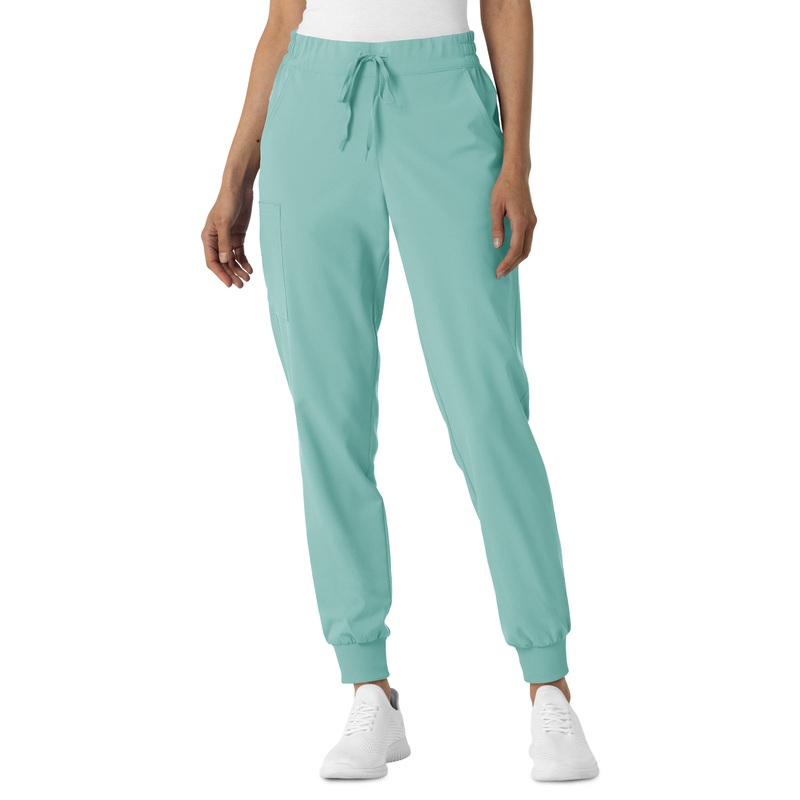 Women's Six-Pocket Jogger Pant - 5934 - Turquoise