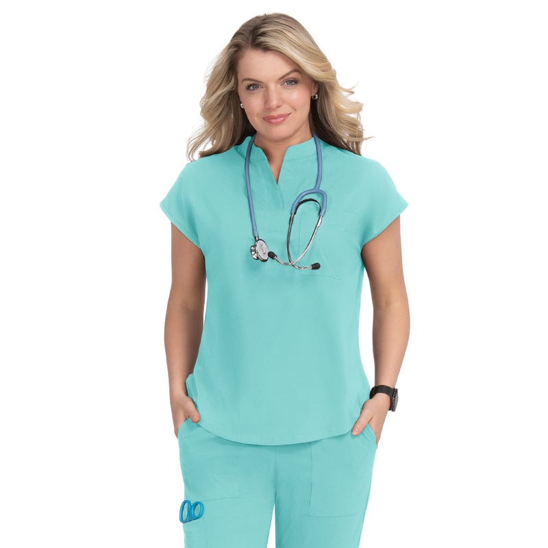 Women's 1-Pocket Stretch Tuck-In Ari Top - 1093 - Fresh Mint