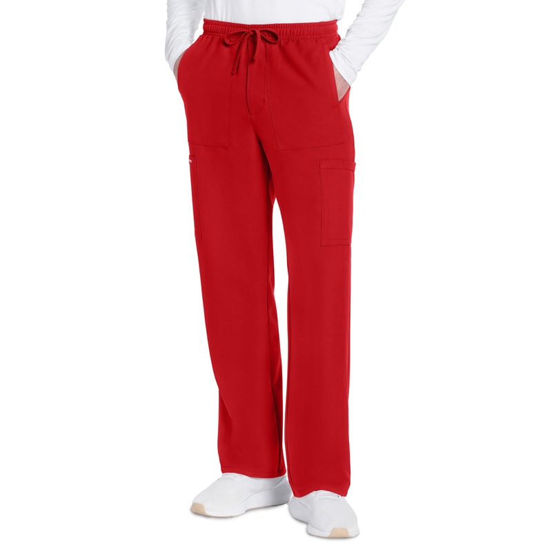 Men's 6-Pocket Straight Leg Pant - CK279A - Red