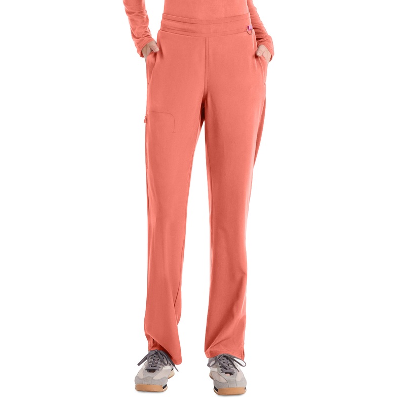 Women's 4-Pocket Straight Leg Pant - 103 - Coral Fusion