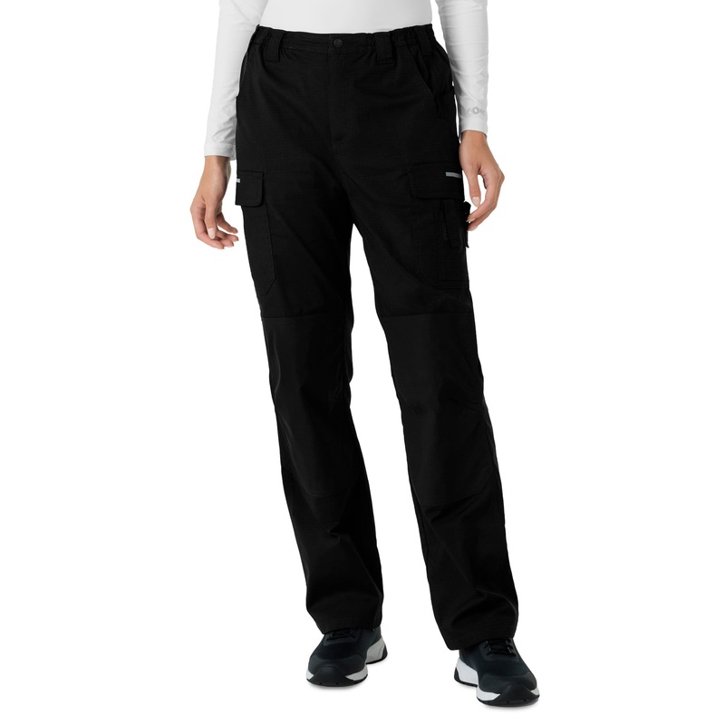 Women's Nine-Pocket Ripstop Cargo Pant - C52418 - Black