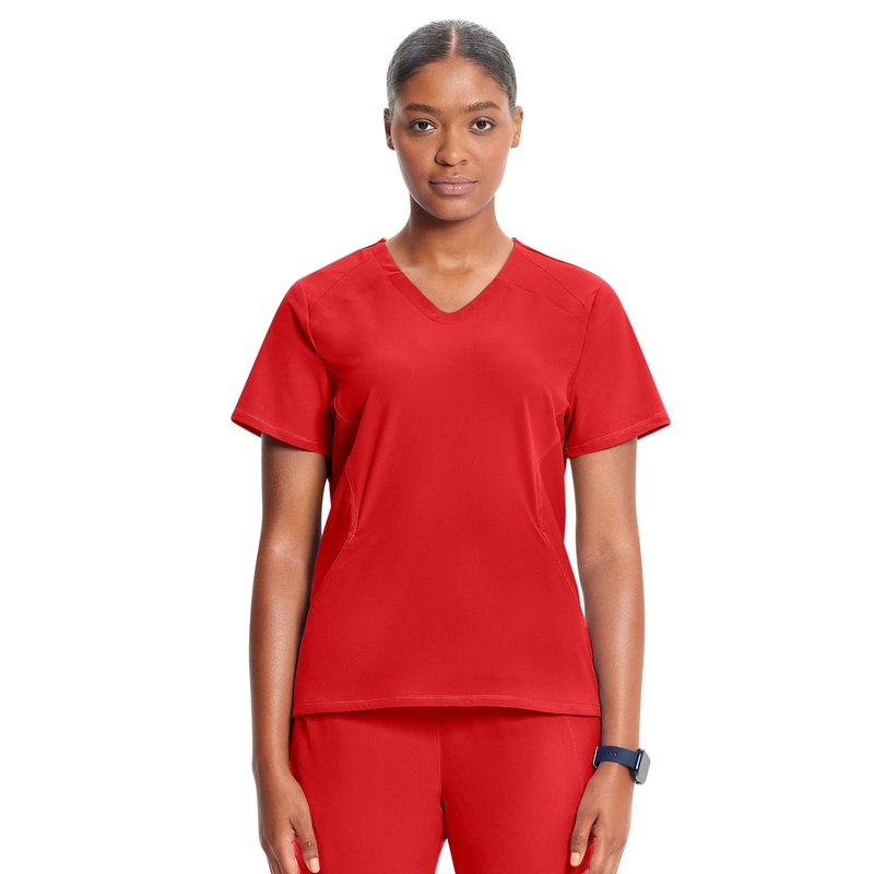 Women's V-Neck Top - IN620A - Fire Bird