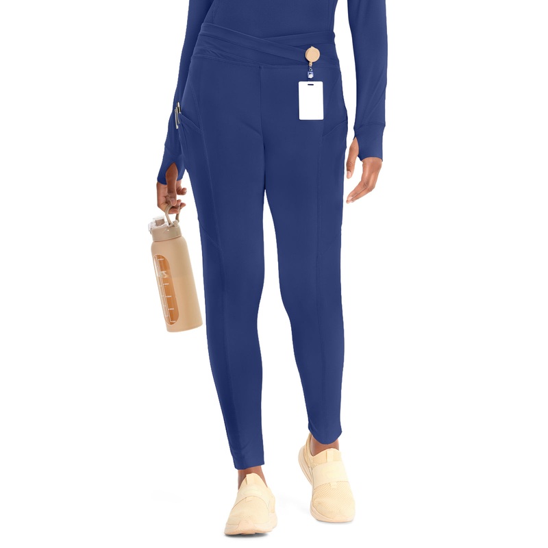 Women's 3-Pocket Natural Rise Legging - IN106A - Navy