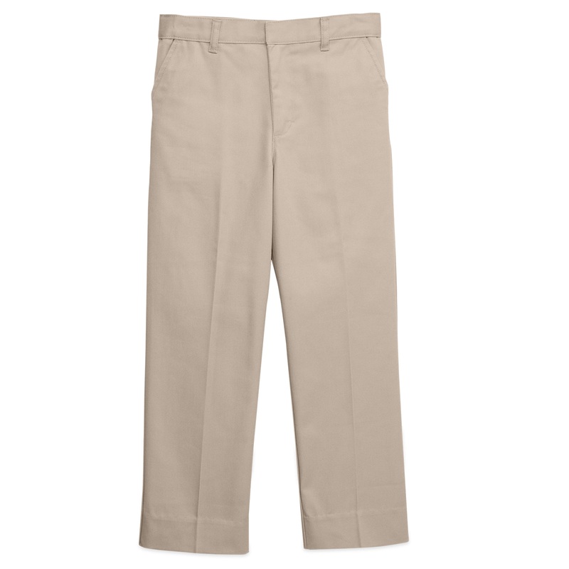 Boy's 4-Pocket Flat Front Youth Pant - CR032Y - Khaki